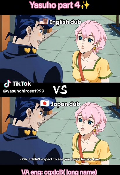 HER VOICE IS SOOO CUTE! arggg i in love with her Eng voice😩💖💖💖 #josuke #josukehigashikata #jjba #jojosbizarreadventure #jojo #jjbaoc #ocxcanon #originalcharacter #oc #josya #voice #anime #manga