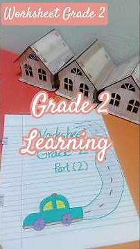 English Learning Worksheet for Grade 2 #englishworksheet #class2 #class2english #class2worksheet