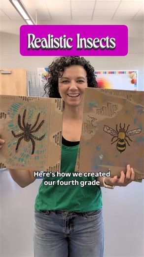 Kristen Schauer | This project starts with choice and ends with serious skill-building. Students begin by choosing from a curated insect list by... | Instagram