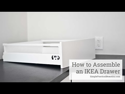 How to Assemble an IKEA SEKTION Drawer