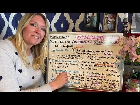 Negligence causation summary