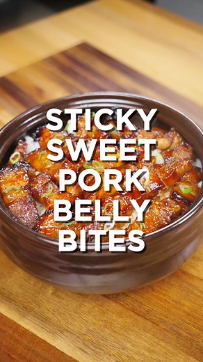 These Sticky Sweet Pork Belly Bites will have you in a chokehold 😭 Comment “Recipe” for the full recipe to be sent to your inbox or see below for the link! Make sure to follow me or the message may be blocked! https://iamneverfull.com/sticky-sweet-pork-belly-bites/ #food #cooking #recipe #reels #fyp #easyrecipe #meals #dinner #asianrecipes #pork #porkbelly | iamneverfull