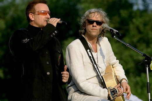 Bob Geldof hits back at Bono’s ‘white saviour complex’ concerns