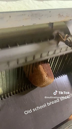 Vintage Bread Slicer - Antique Machinery for Old School Baking