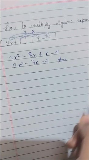 how to multiply algebraic expression #song #maths #shortvideo #viralvideo #mathstricks #mathas