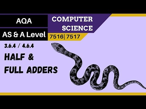 112. AQA A Level (7517) SLR16 - 4.6.4 Half and full adders
