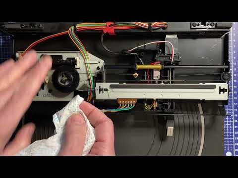 JVC linear tracking turntable maintenance