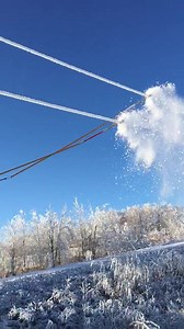 26M views · 39K reactions | Men Remove Ice From 11 kv Voltage Wires | Electrical Transmission Line | Facebook