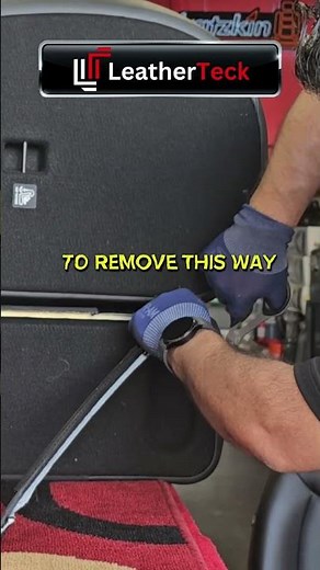 How to Remove Rear Seat Upholstery | 2015 Mini Cooper Full Leather Install