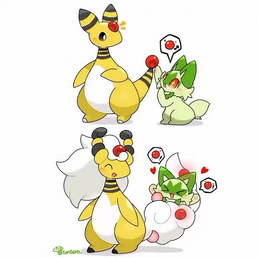 Sprigatito Compilation Part 1 featuring Eevee