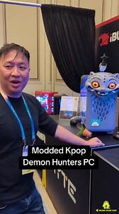 Modded Kpop Demon Hunters PC at IBUYPOWER & HYTE CES Booth #kpopdemonhunters #ibuypower #hyte #ces2026 #ces | Nerd Reactor
