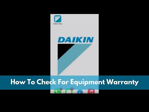 How To Check For Equipment Warranty On Daikin eQuip App? | Daikin Singapore