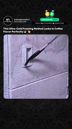 Average Noble on Instagram: "Coffee… but taken to the extreme ❄️☕ This Thai café flash-freezes an iced latte at -86°C, turning coffee concentrate and milk into an instant slushy—no ice, no dilution. The ultra-fast freeze locks in aroma and flavor, but it also comes with real risks: cryogenic temps can crack glass and cause frostbite if mishandled. Innovation tastes cool… just handle with care. #foodscience #coffeeinnovation #icedlatte #flashfreezing #culinarytech #cafeculture #weirdfood #learnso