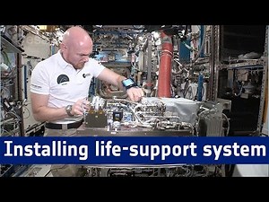 Horizons mission – Installing life-support system with astronaut aid mobiPV