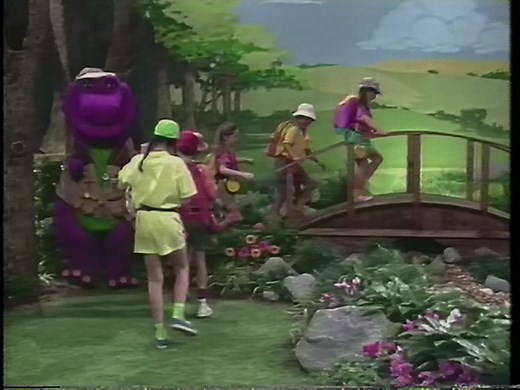 Barney in Concert [1991] - 1991 VHS Release (Black VHS)