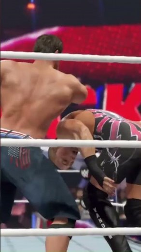 WWE 2K24: JOHN CENA SPECIAL MOVE AGAINST ROB VAN DAM | UNBELIEVABLE SUBMISSION ENDING!