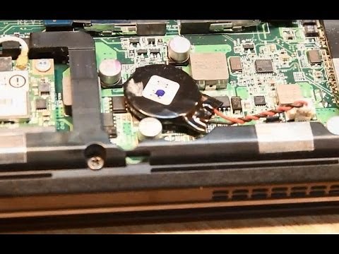 CMOS or BIOS battery remove from Acer Aspire Timeline notebook