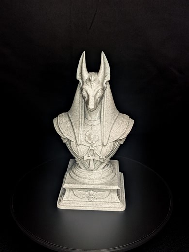 Anubis Bust Statue - Marble Finish Egyptian Sculpture - Etsy