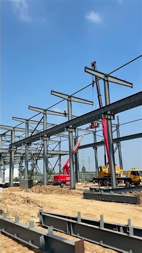 Prefabricated Steel Frame On-site Erection | Fast Assembly for Factory & Warehouse