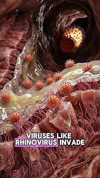 How Common Cold Spreads & How Your Body Fights Back 🤧 | Immune System Explained