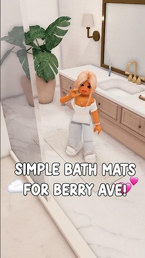 Simple Bath Mats CODES IDS For Berry Ave! 🛁🫧 #berryave #berryavenue #berryavenuecodes
