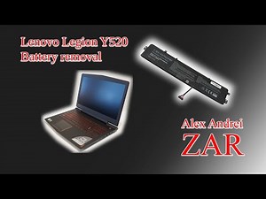 Lenovo Legion Y520 battery removal