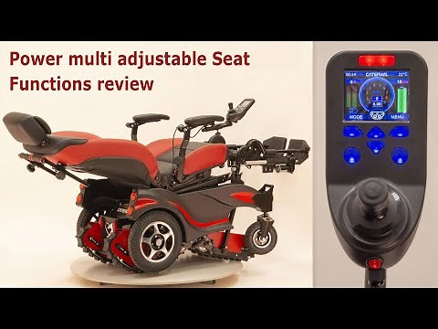 Wheelchair with Power Adjustable Seat - Luxury version