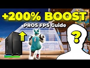 How to BOOST FPS Like a PRO in Fortnite! (Pro FPS Boost Guide 2025🔥)