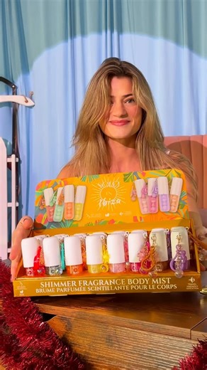 Charlotte Russe on Instagram: "The perfect stocking stuffer 🎄✨ Make your night sparkle with Shimmer Fragrance Body Mist Available in stores 📍 #crgirl #charms"