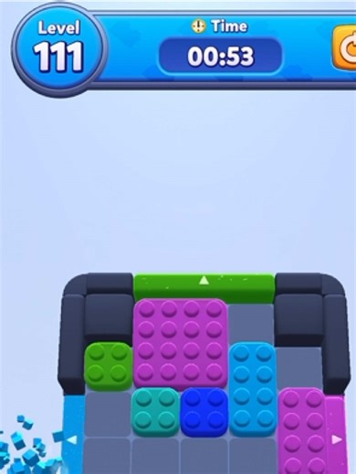 Color Block Jam Level 111 Walkthrough Solution #111 #colorblock #walkthrough #solution #fyp @Color Block Jam @Rollic