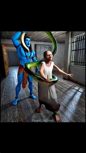 granny ko Shiv ji ke saap ne kha liya 🤯