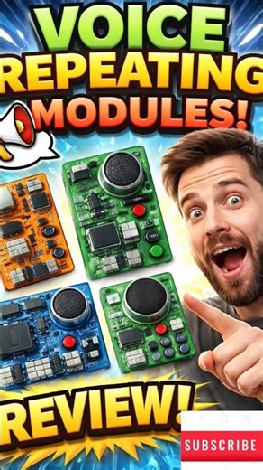 Some new electronic🚨 project"Voice Repeating Module Review 🔊 | Amazing Sound Projects!"#sounddevices