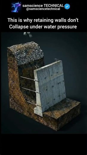 This Is Why Retaining Walls Don’t Collapse Under Water Pressure