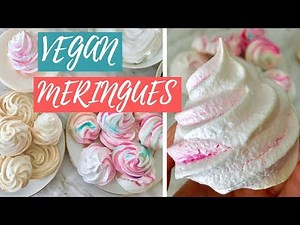 How To Make Meringues Without Eggs + Aquafaba Basics