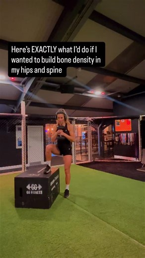 The Long Game on Instagram: "Resistance training and impact are the best ways to maintain and build bone density - the science is clear 🔬 Give these exercises a try - you can start with bodyweight if you’re a beginner and build up to a weight you find challenging for around 8 reps (you could go down to 6 reps if you’re an experienced lifter). I know not everyone can jump so you can replace the bounding with a stomp or a lateral stomp if you like (hold onto something if the balance element is a 