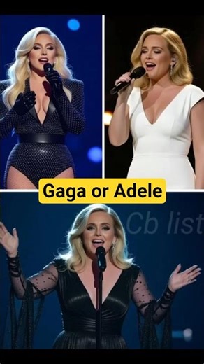 LADY GAGA vs. ADELE Who Is The TRUE Pop Vocal Queen #celebrity #shorts