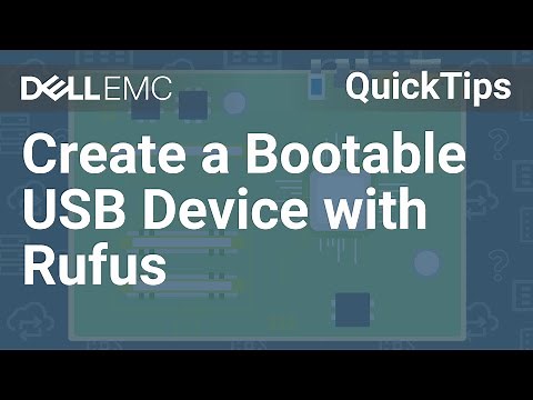 Dell Servers: Create a Bootable USB Device with Rufus QuickTips