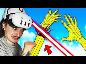 Я Отрезал Себе РУКУ но могу ей шевелить в VR. (Hand Physics Lab VR)