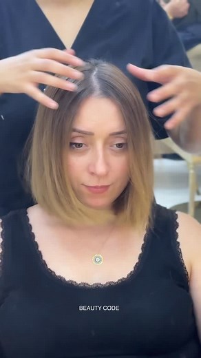 Beauty code on Instagram: "Balayage + coupe✨❤️by @beauty.code.officiel Nos photos et vidéos sont réalisées sans filtre et sans retouche✨"