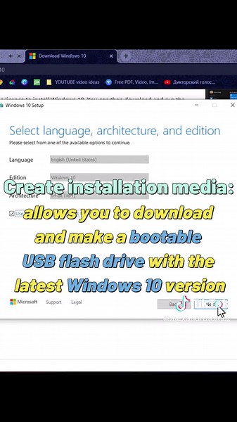 Create a bootable #windows10 USB flash drive