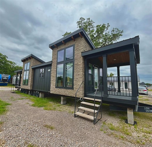 New inventory arrival 2026 !!! Check it out when you visit Utah Structures in Farr West Utah! #parkmodel #rv #fyp #lockedin #order