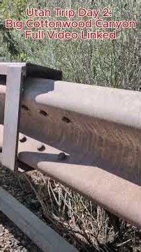 Ugly Guardrail in the Beautiful Big Cottonwood Canyon #helpmemakethismakesense