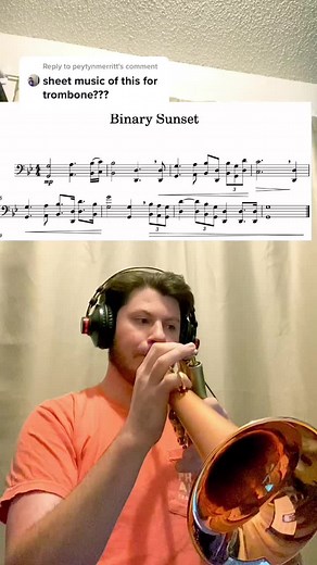 Binary Sunset Trombone and Tuba Sheet Music