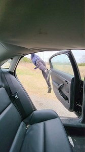 Flying out of the car was actually less scary than the drive up to it 😄. Luckily @mystuntlife is a pro driver and I trusted her completely. @ruustic looks like he's running out to make sure I'm OK, in reality he's filming an epic shot! #carstunts #crazyuberdriver #stuntman #stuntdriver | Ronnie Street Stunts