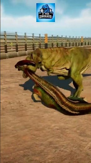 T-Rex vs. Parasaurolophus - The Roaring Battle | Animated Short