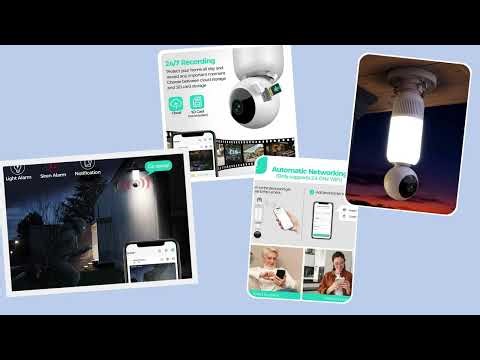 2K Light Bulb Security Camera Review | Smart Indoor/Outdoor Monitoring Tested