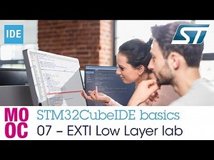 STM32CubeIDE basics - 07 EXTI Low Layer lab