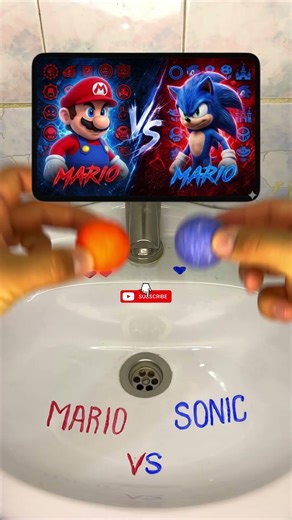 Sonic the Hedgehog vs Mario 🔥 Ultimate Battle!#shorts #vsbattle #viral #fyp #gaming