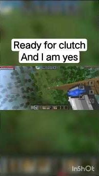 power of MLG clutch #minecraft...