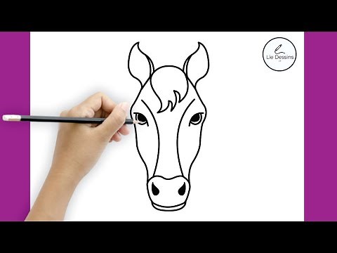 Comment dessiner une tête de cheval facilement